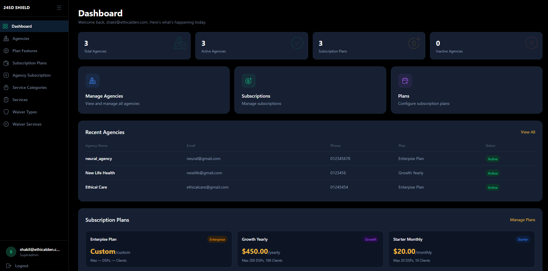 245D SHIELD — Minnesota Compliance Platform screenshot 2