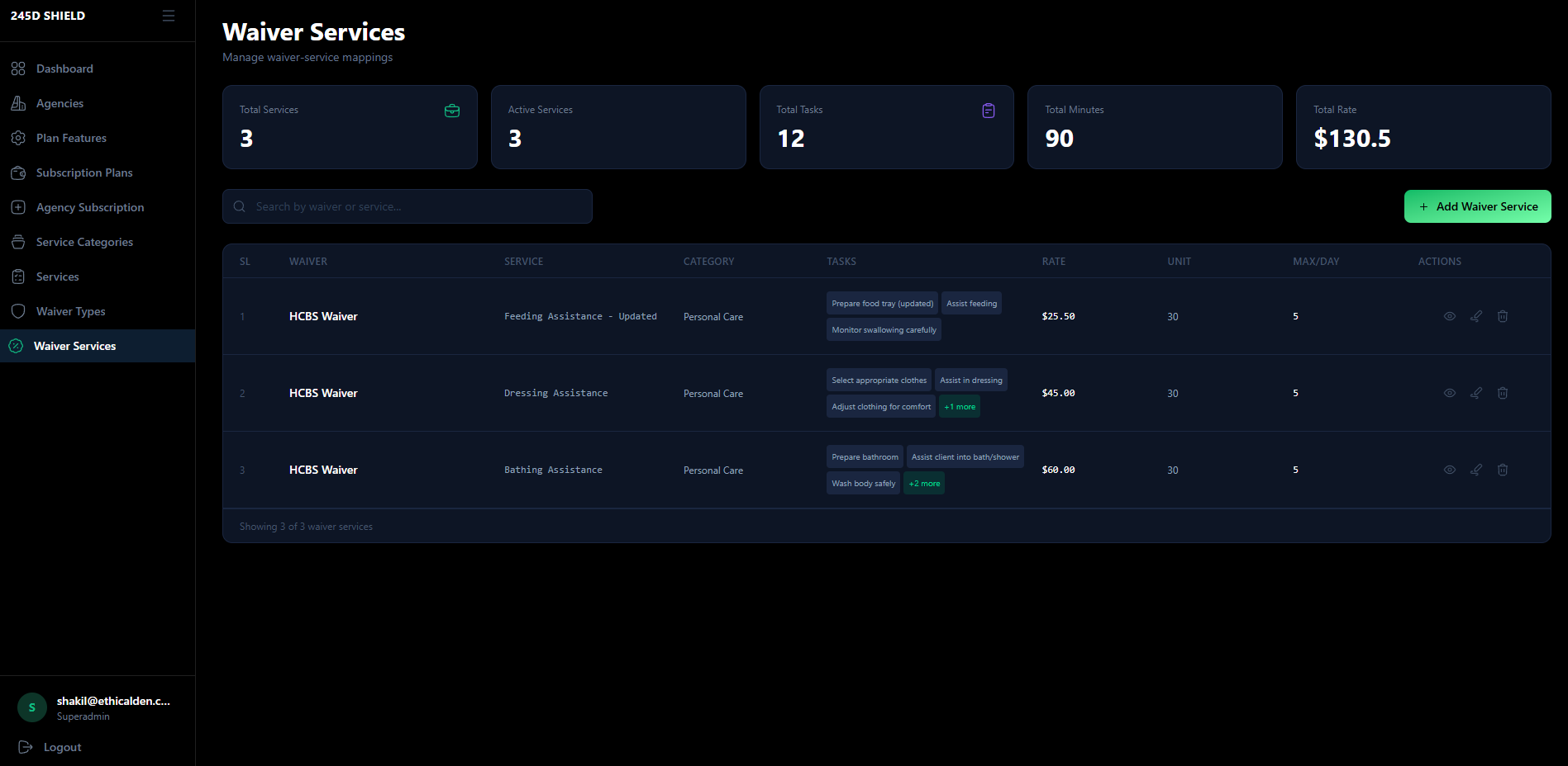 245D SHIELD — Minnesota Compliance Platform screenshot 4