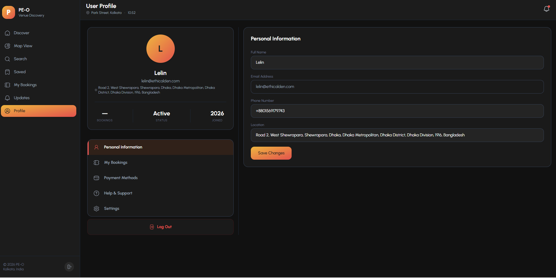 PE-O — Bar & Restaurant Management Platform screenshot 10