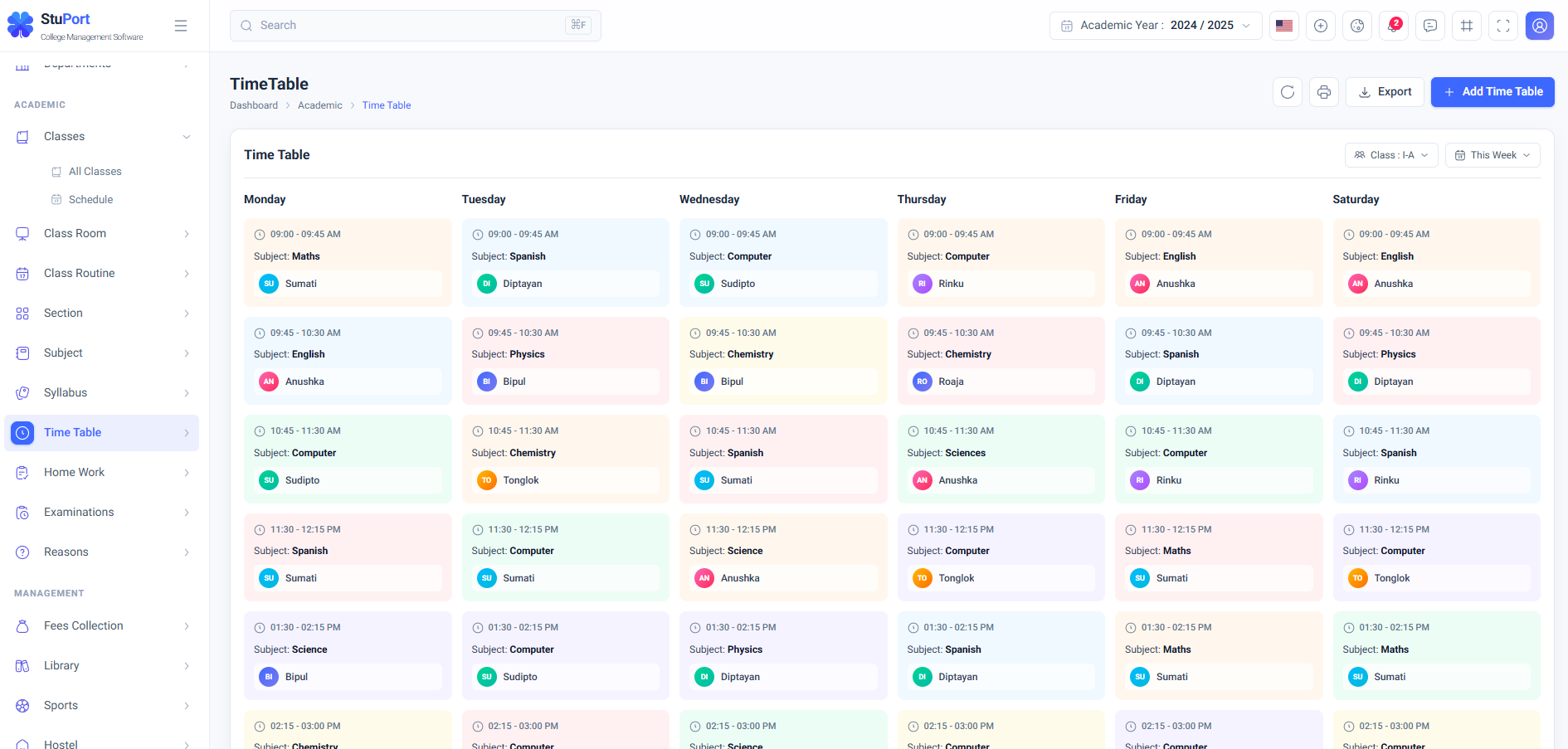 Stuport — College Management Software screenshot 10