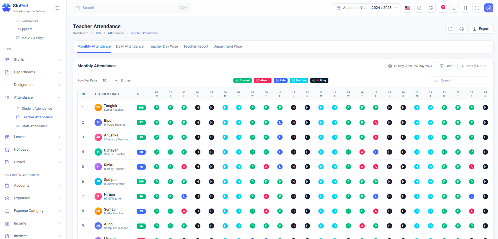Stuport — College Management Software screenshot 17