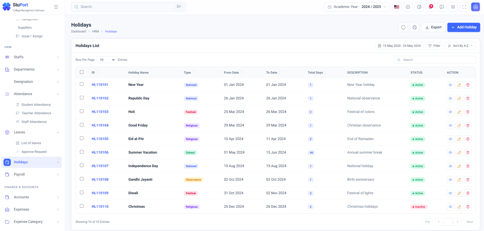 Stuport — College Management Software screenshot 18