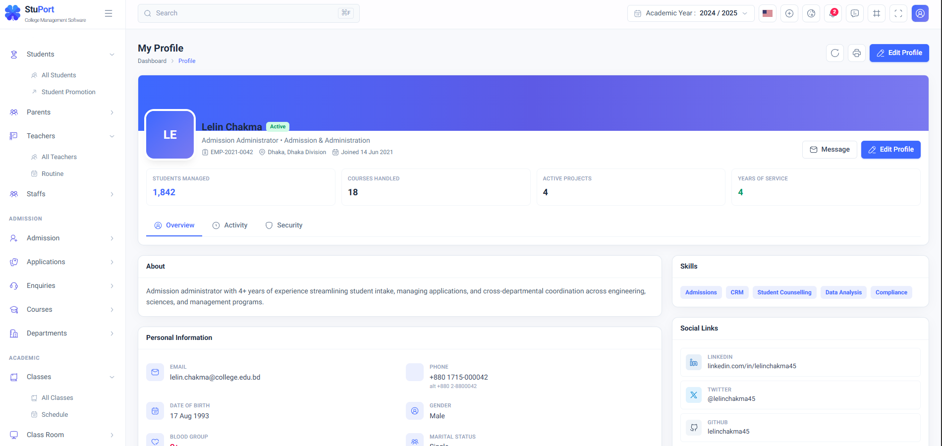 Stuport — College Management Software screenshot 20