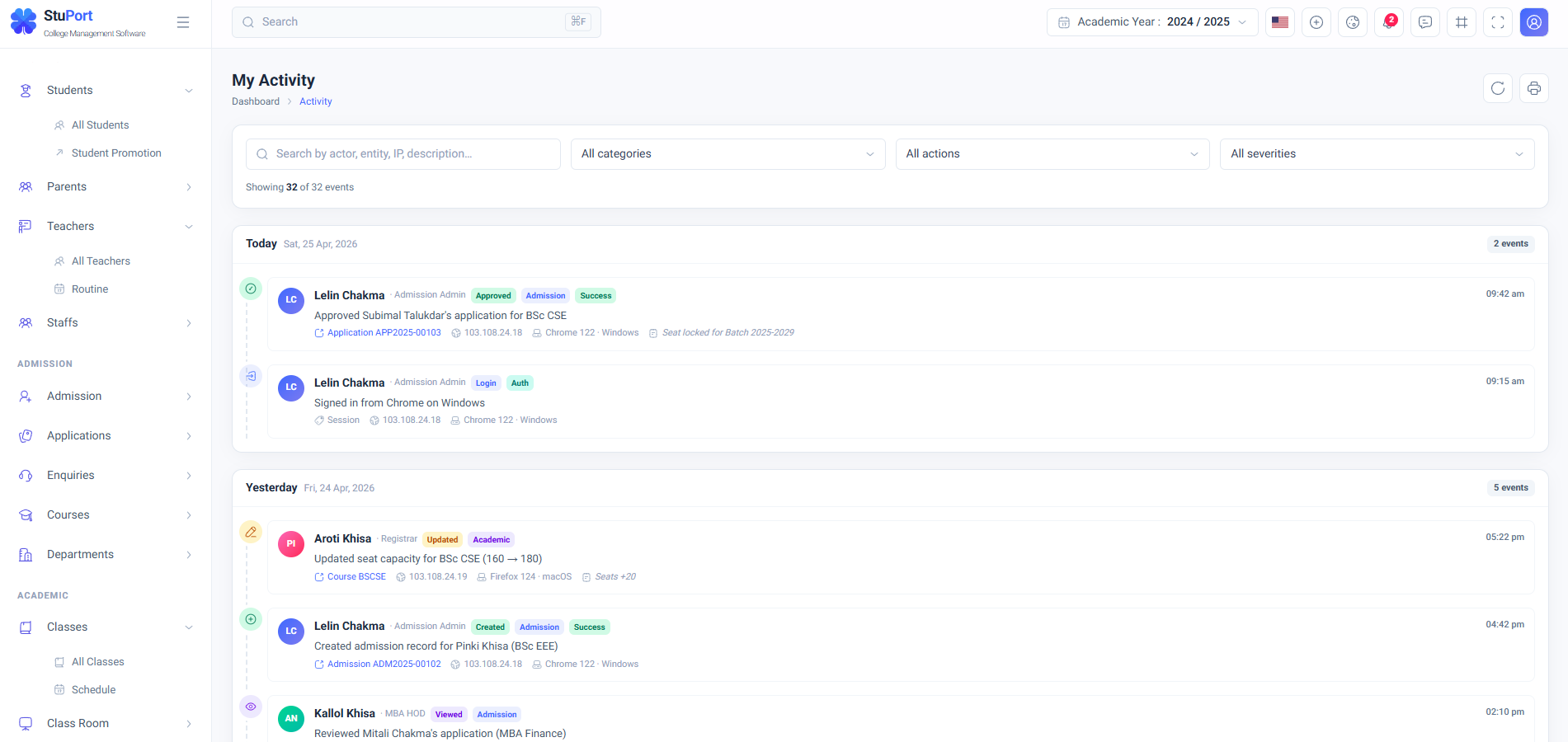 Stuport — College Management Software screenshot 21