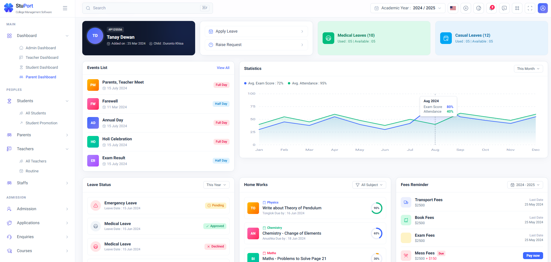 Stuport — College Management Software screenshot 4