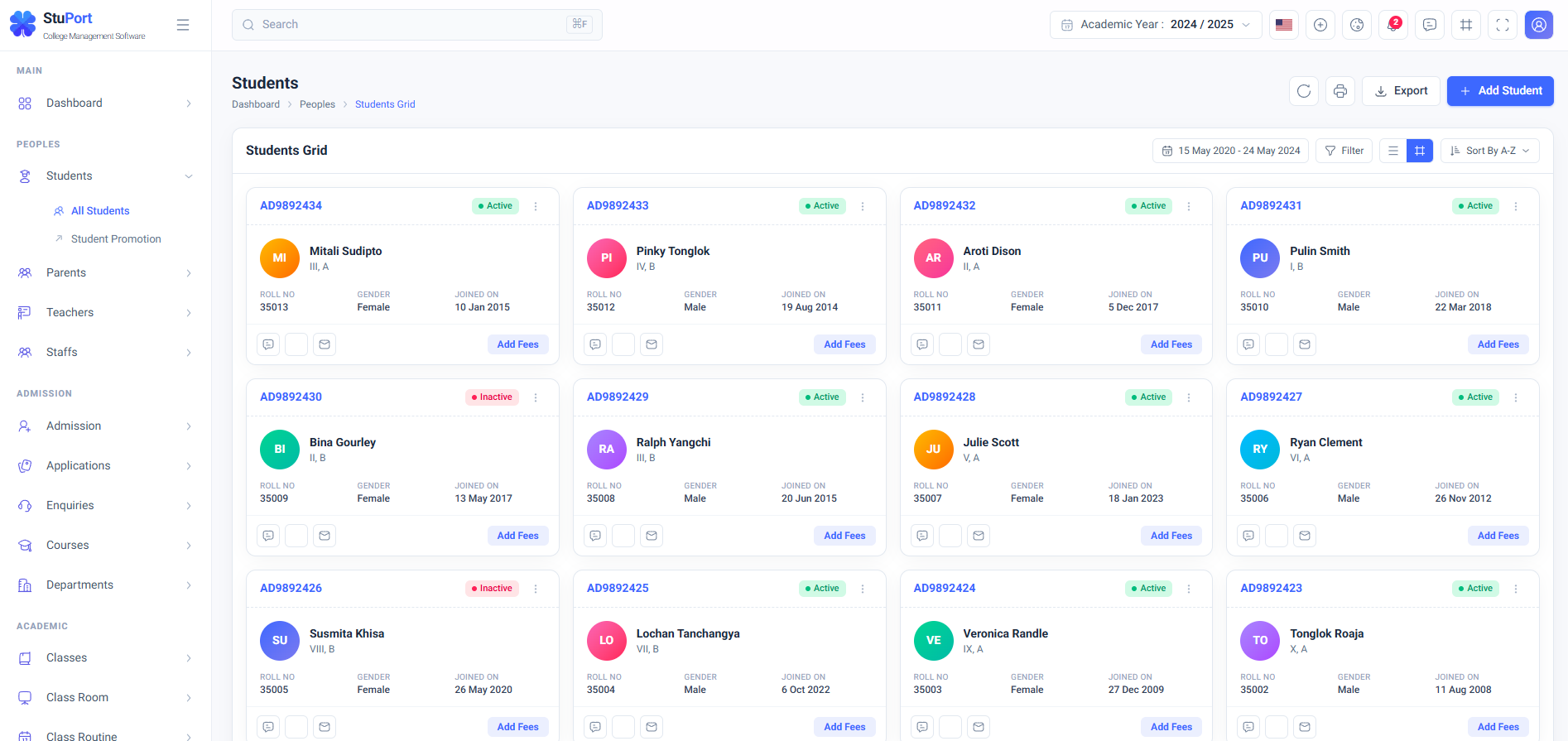 Stuport — College Management Software screenshot 5