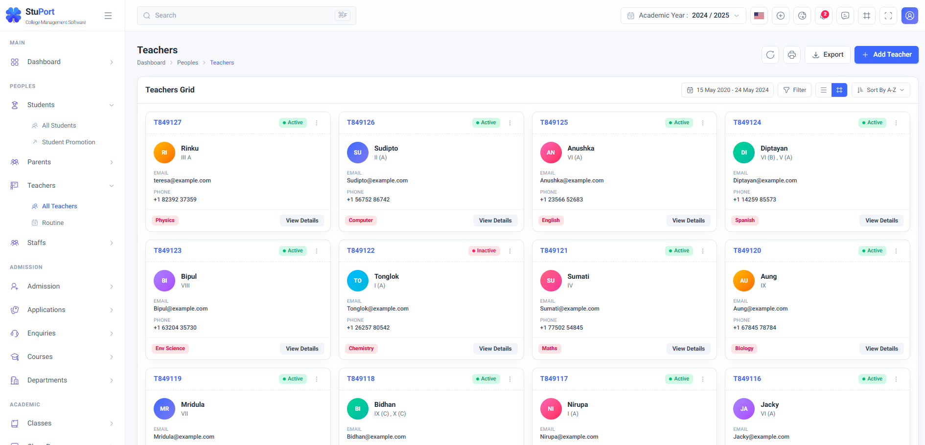 Stuport — College Management Software screenshot 6