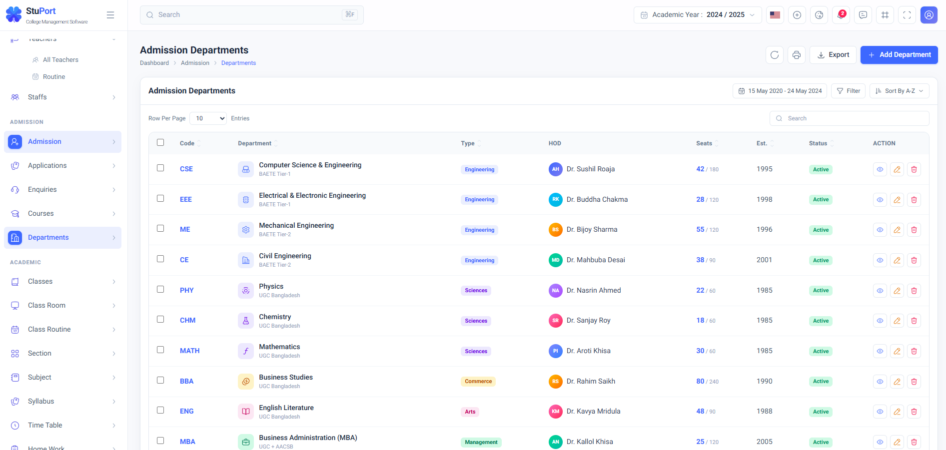 Stuport — College Management Software screenshot 8